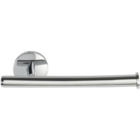 Porte-rouleau papier toilette mural sans perçage – Métal Zinkdruckguss chromé – Dimensions 5x18,5 cm – Installation facile sur divers supports (1/4)