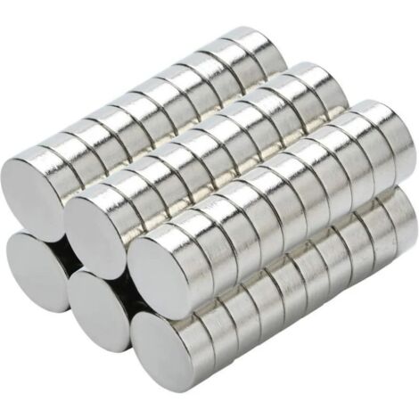 50 Solides Pièces D'Aimant De Néodyme N35 8 X 3 Mm Disques Circulaires Super-Aimants (1/4)