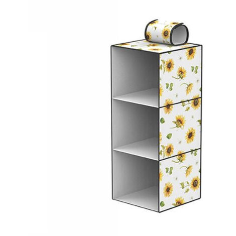 Organisateur De Garde-robe à 3 Couches étagère Suspendue étagères De Rangement 30x30x60 (1/2)