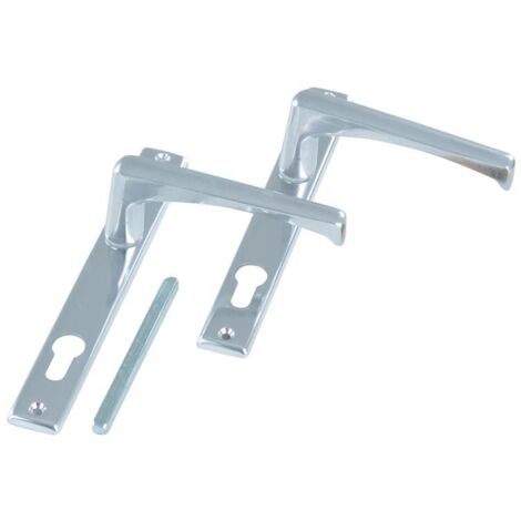 Poignée de porte de jardin Poignée à cliquet Armature pour porte en Alu