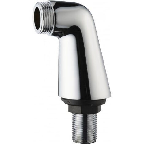 Noyon & Thiebault – Colonnette luxe mâle mâle G1/2-G3/4 – Raccords chromés sur gorge mâle – Normes ACS – Pour installations sanitaires