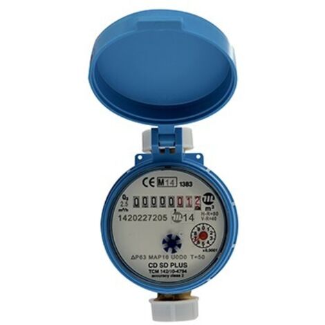 Noyon & Thiebault – Compteur d'eau froide DN15 – Mesure précise – Installation facile sur réseau plomberie – Suivi consommation individuelle
