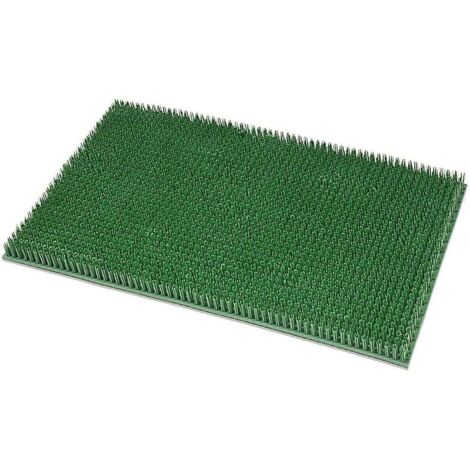 Emmevi Mv S.P.A. – Paillasson en gazon synthétique antidérapant 40x60 cm – Épaisseur 2 cm – Résistant aux intempéries pour extérieur et intérieur
