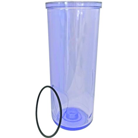 Somatherm For You – Bol et joint filtre 9''3/4 – Système de filtration eau – Raccord 1/2'' – Compatible avec filtres 9''3/4 – Installation avec réducteur de pression (1/2)
