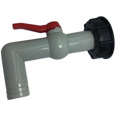 Nazalus-Vente chaude-Bec de Vidange avec Écrou 90 Degrés, pour Raccord Robinet Cuve IBC 1000L Eau Prolongateur Diamètre Pluie Arrosage 60mm - A 1 Pouce à 90 degrés, BR-Vie (1/5)