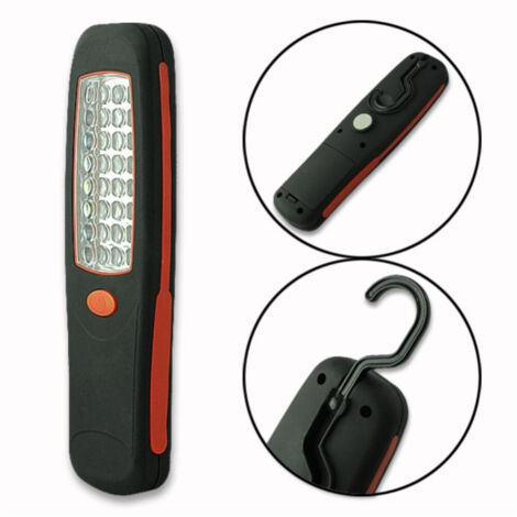 Lampada Calamita Gancio 30 Led + 7 Led Per Casa Auto Office Emergenza (1/2)