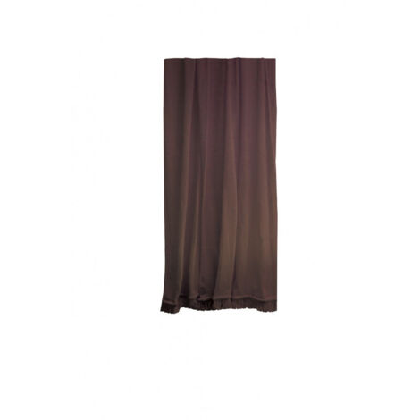 Rideau de porte moustiquaire en toile camel 140 x 225 cm – 80 % coton, 20 % polyester – Protection contre les insectes volants – (1/2)