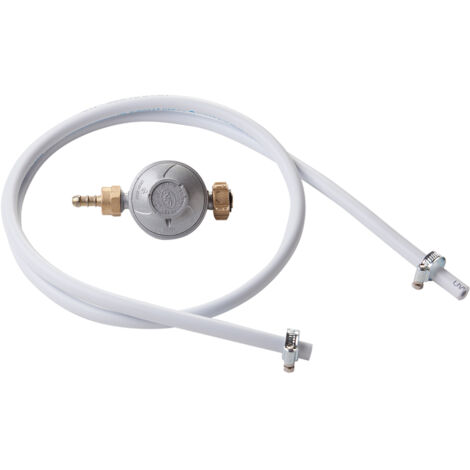 Noyon & Thiebault – Détendeur gaz butane 1.3 kg/h – Pression 28 mbar – Tuyau caoutchouc 1.5m – Sécurité intégrée – Norme NF EN16129