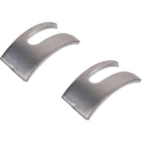 Cyclingcolors – Lot de 2 étriers ouverts en acier – Ø 38 mm – Pour vis goujon tête cylindrique – Ferrures vintage rustiques pour meubles anciens (1/2)