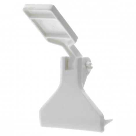 Cyclingcolors – Arrêt vent PVC blanc 105mm – Butée à visser – Protection contre le vent – Fixation droite ou gauche – Pour jalousies et persiennes