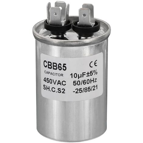 Cyclingcolors – Condensateur CBB65 30uF 450V métal – Accessoire moteur électrique – Démarrage compresseur et pompe à eau – Norme EN60252-1