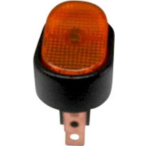 Interrupteur à bascule pour l'automobile TC-R13-133B-SQ YELLOW 1587550 12 V/DC 30 A 1 x Off/On à accrochage 1 pc(s) S643371 (1/5)