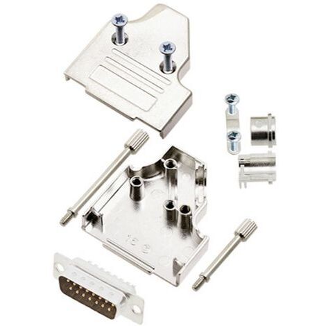 TCMHDM3515DMPK 7708804 Kit embase SUB-D mâle 35 ° Nombre de pôles: 15 fût à souder 1 pc(s) (1/2)