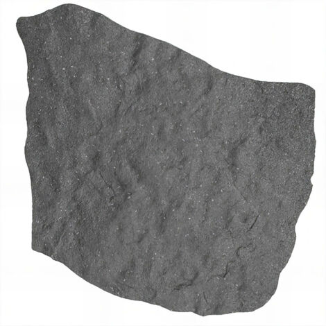 Ribiland – Pas japonais gris 58x39 cm en caoutchouc recyclé – Résistant aux intempéries – Pour allées et jardins – Installation facile