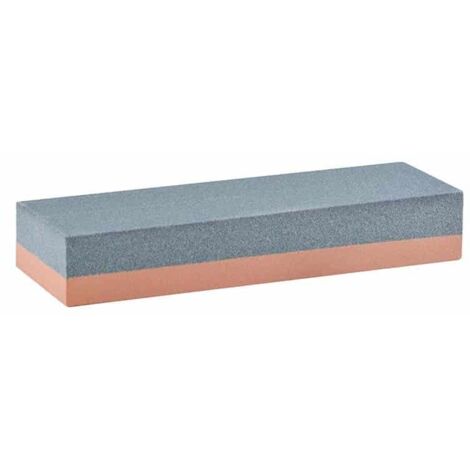 Esschert Design – Pierre à aiguiser corindon 15,2 x 5,2 x 2,6 cm – Grain fin et gros – Pour sécateurs et outils de jardinage