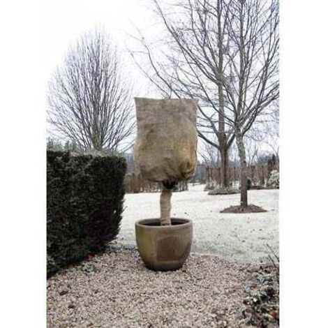 Housse d'hivernage 230 g en toile de jute, Dimensions H 1 m x Ø 0.75 m