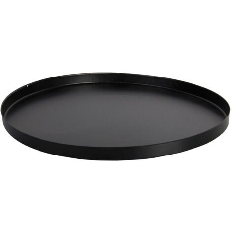 Esschert Design – Plateau rond en métal pour brasero – Diamètre 50 cm – Finition en fonte – Collecte cendres et débris – Protection sol