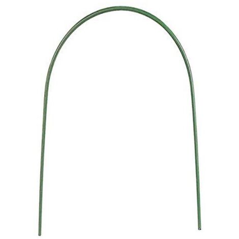 Arceaux en acier galvanisé plastifié 180cm – Accessoire pour serre – Coudes performés pour tunnel de culture – Vendu à l'unité – Nature (1/4)