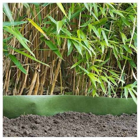 Nature – Feutre anti-racinaire 75 cm x 2,5 m 225 g/m² – Membrane en polypropylène imputrescible – Barrière anti-racines pour jardins (1/4)