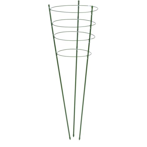 ANNEAUX SUR TUTEUR DE SOUTIEN EN METAL PLASTIFIE H60CM X Ø7MM CIS
