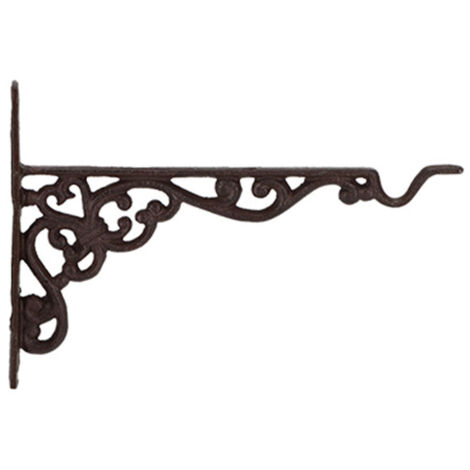 Crochet pour panier suspendu - L 26,1 x l 2,3 x H 18,4 cm - Fonte - Livraison gratuite (1/2)