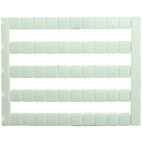 Lot de 50 étiquettes de marquage blanche 5x5mm, sans impression (fond blanc) - IMO
