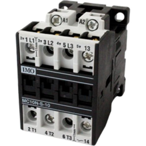 Contacteur 3P 1NO 4kW 10A 400VAC 1NO MC10N-S-10400AC