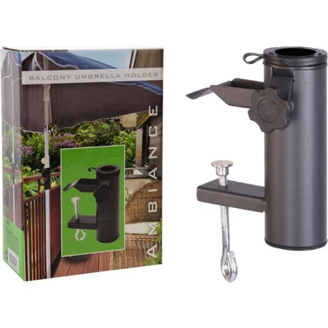 KOOR X61500000 base de sombrilla para jardín Negro Acero