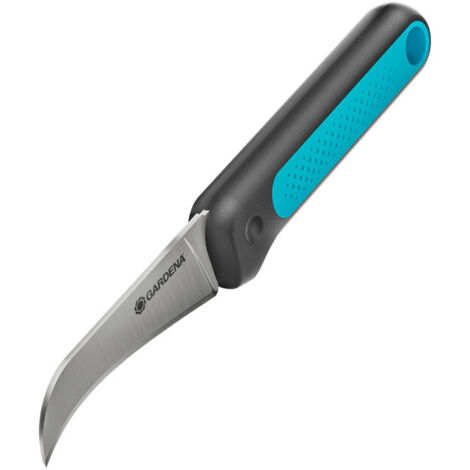 GARDENA Cuchillo para podar vegetales VeggieCut, longitud de la cuchilla 84 mm, corte en forma de hoz, ideal para cosechar verduras en el huerto (12211-20) (1/5)