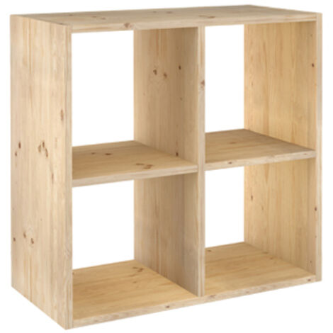 Estantes Astigarraga 2x2 Dinamic Pino (70,8 x 70,8 x 33 cm)