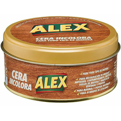 Cera para madera Alex Incoloro 250 g (1/3)