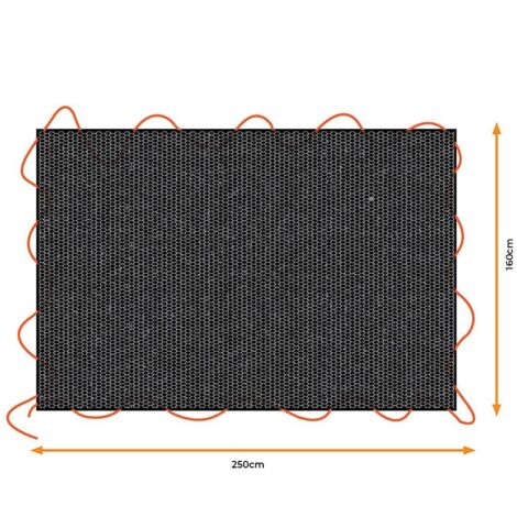 Funda para remolque Black & Decker Negro 1,6 x 2,5 m (1/5)