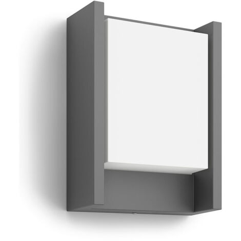 Foco LED Philips Aplique mural Gris 6 W 40 W 600 lm 610 lm A+ A++ (1/10)