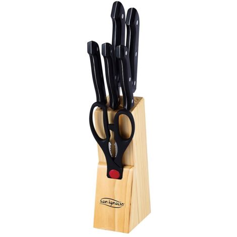 Juego de Cuchillos de Cocina y Soporte San Ignacio Dresde SG-4161 (1/5)