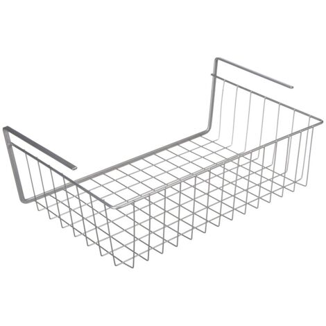 Organizador para Armario de Cocina Metaltex Kanguro 40 x 26 x 14 cm Blanco Gris