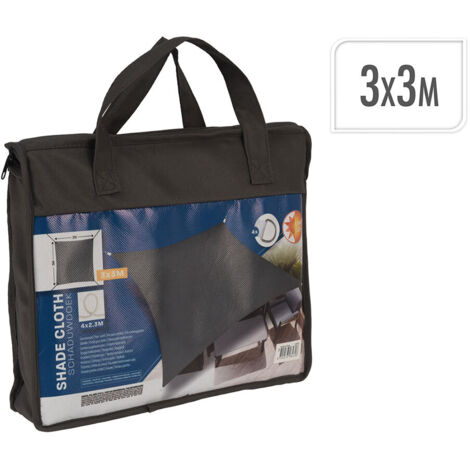 Tela Lifetime Gris Cuadrada 3 m Exterior (1/2)