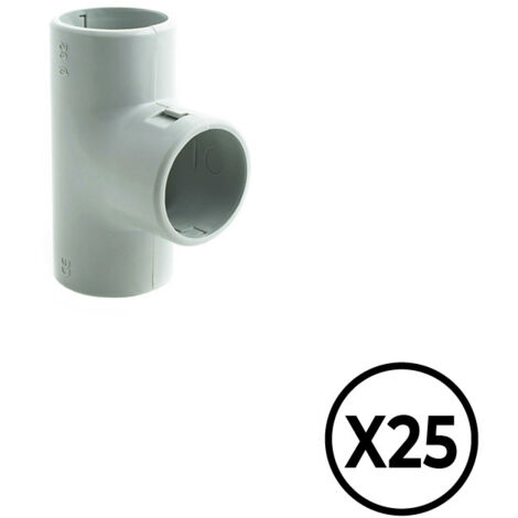Manguito Tupersa PVC Forma de T (25 Unidades) (1/2)