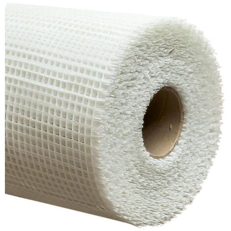 Malla revoco yeso 5 x 5 mm, blanca, 1 x 50 m