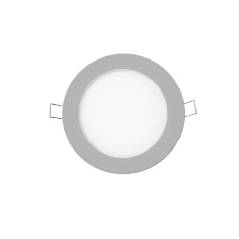 MINI DOWNLIGHT LED EMPOTRABLE REDONDO 6W 6400K LUZ FRIA. COLOR CROMO Ø11,7cm EDM (1/2)