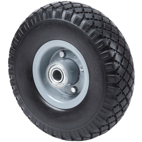 Rueda impinchable metálica 26 cm – Rodamiento de bolas – Carga máx. 100 kg – Para equipos de taller – Alex (1/4)