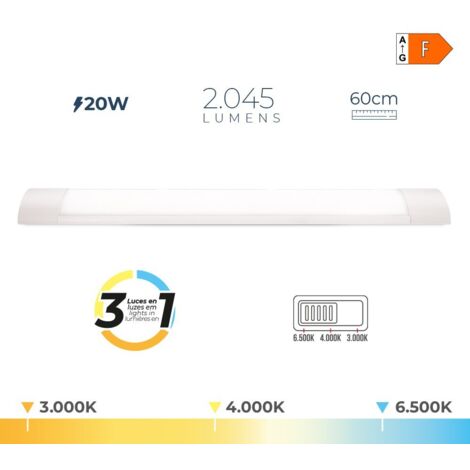 Lámpara LED EDM 31865 F 20 W 2045 Lm (3000 K) (4000 K) (6500 K) (1/5)