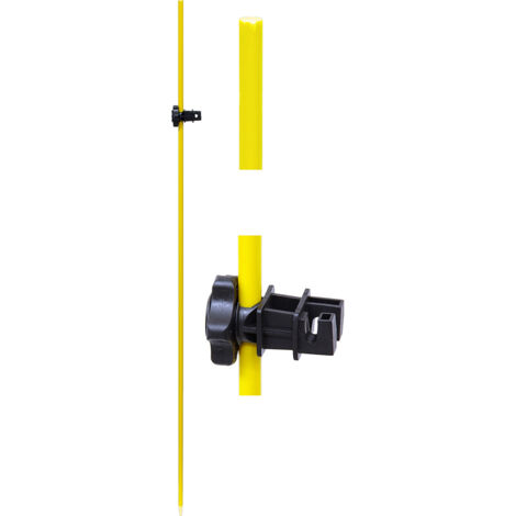 Pack 50 Piquetas 150cm Fibra Amarilla - Pastormatic (1/5)