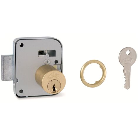 CERRADURA DE COMPAÑIA ELECTRICA CROMADA. 1130Cro CFE JIS