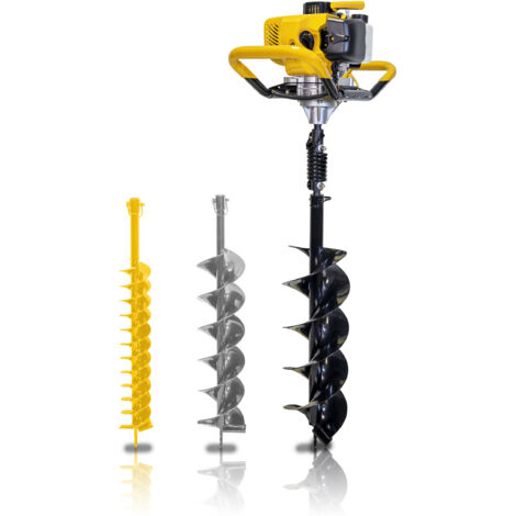 Garland – Ahoyadora a gasolina 2 tiempos – Motor potente para terrenos difíciles – Barrena de alta precisión – Ideal para trabajos profesionales (1/7)