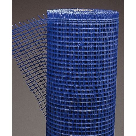 Malla revoco mortero 10 x 10 mm azul 1 x 50 m