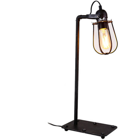 LAMPARA DE MESA VINTAGE METALICA E27 60W 22x51cm E27 60W 22x51cm EDM (1/2)