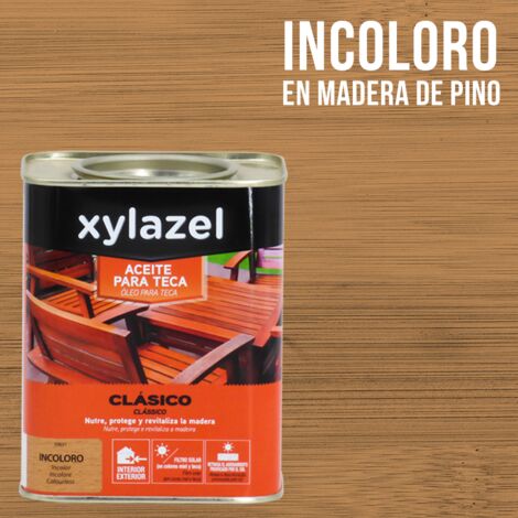 Xylazel aceite para teca incoloro 4l 5396258