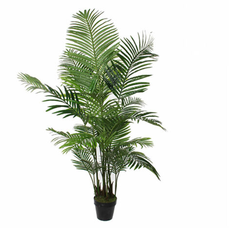 PLANTA ARTIFICIAL PALMERA ARECA CON MACETA Ø80x160cm