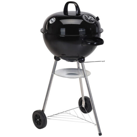 Barbacoa esferica ø 47 x 90 cm, negra (1/2)