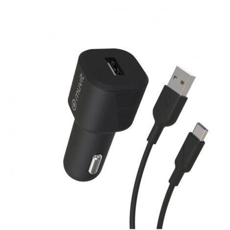 Cargador de coche eléctrico Muvit 1,2 m Negro (1/4)